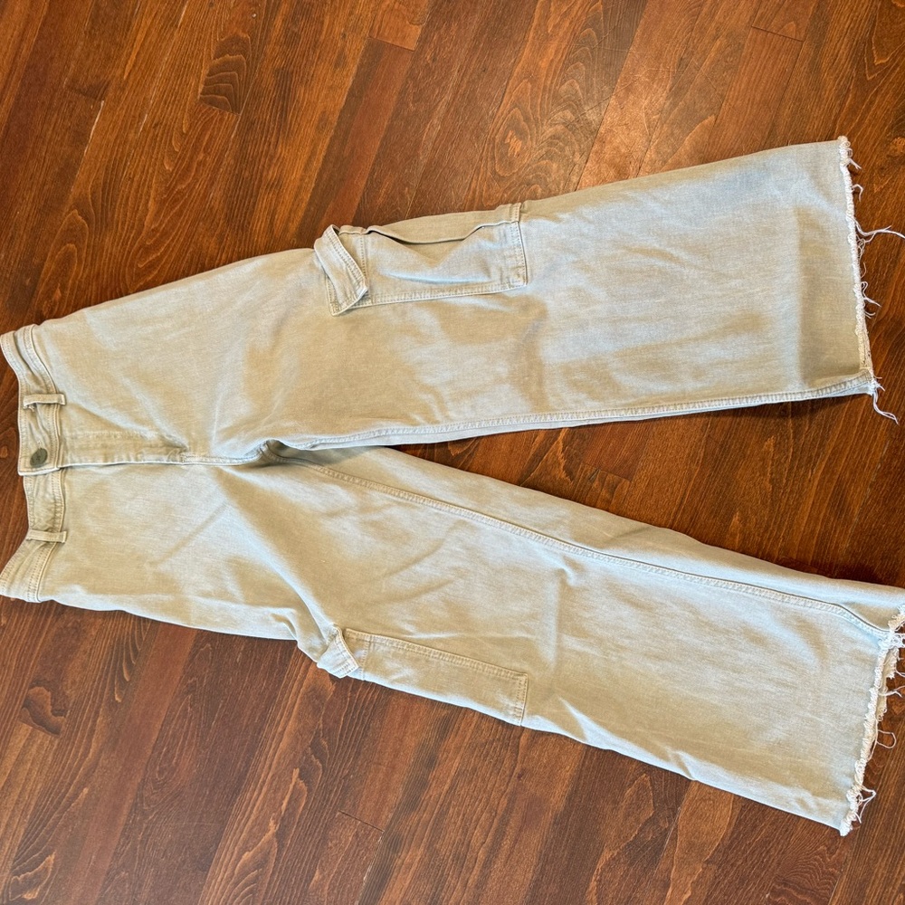 Zara The Marine Cargo Pant in Green